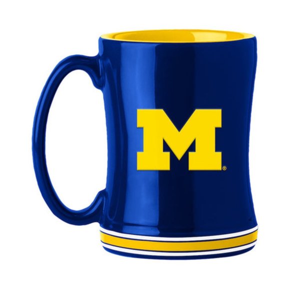 Michigan Wolverines Sculpted Relief Mug - Picture 1 of 1